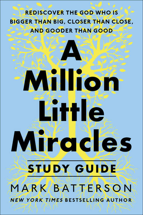 Book cover of A Million Little Miracles Study Guide: Rediscover the God Who Is Bigger Than Big, Closer Then Close, and Gooder Than Good