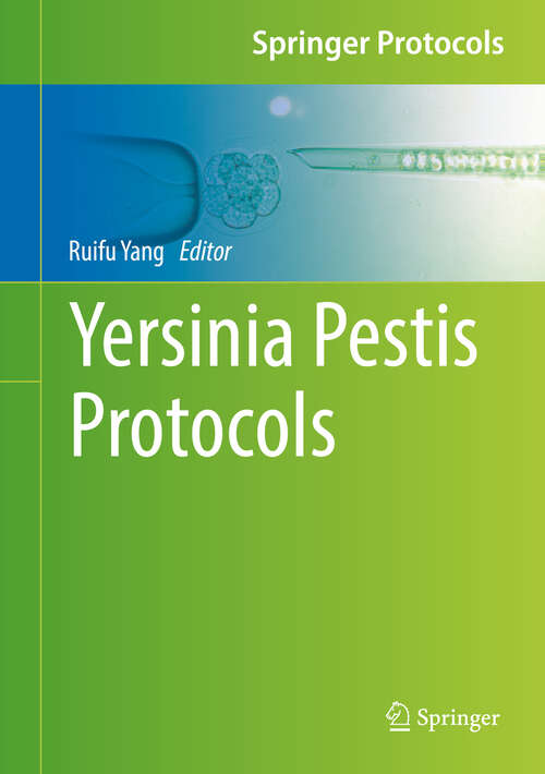 Book cover of Yersinia Pestis Protocols (Springer Series in Translational Stroke Research)