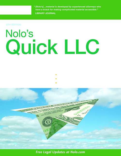 Book cover of Nolo's Quick LLC