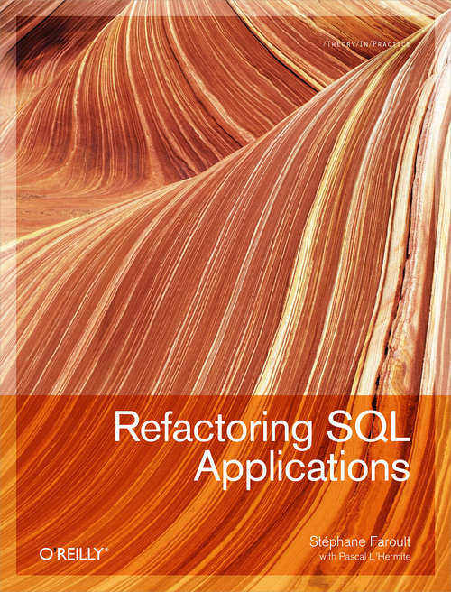 Book cover of Refactoring SQL Applications
