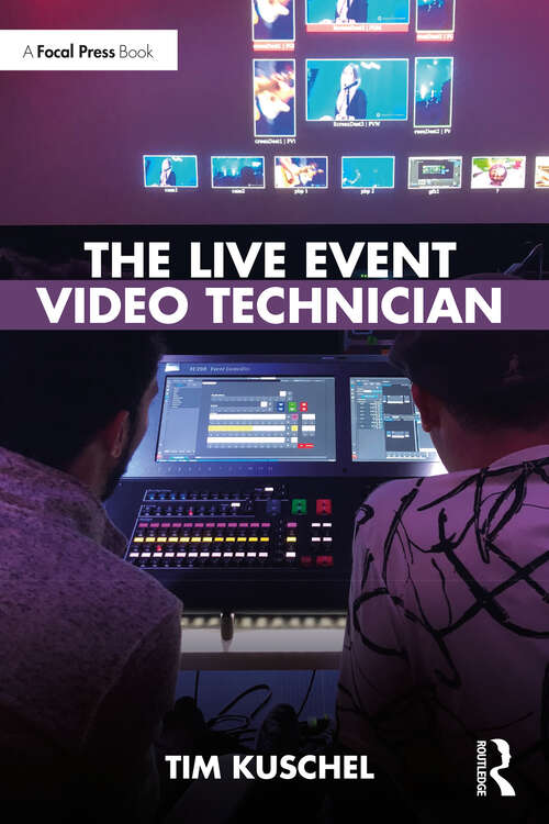 Book cover of The Live Event Video Technician