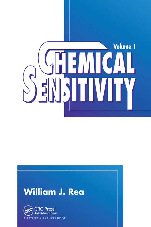 Book cover of Chemical Sensitivity, Volume I: Clinical Manifestation, Volume Iii