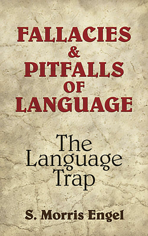 Book cover of Fallacies and Pitfalls of Language: The Language Trap