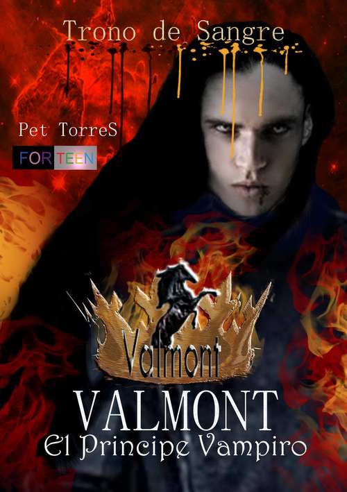 Book cover of Valmont, el príncipe vampiro-Trono de sangre.