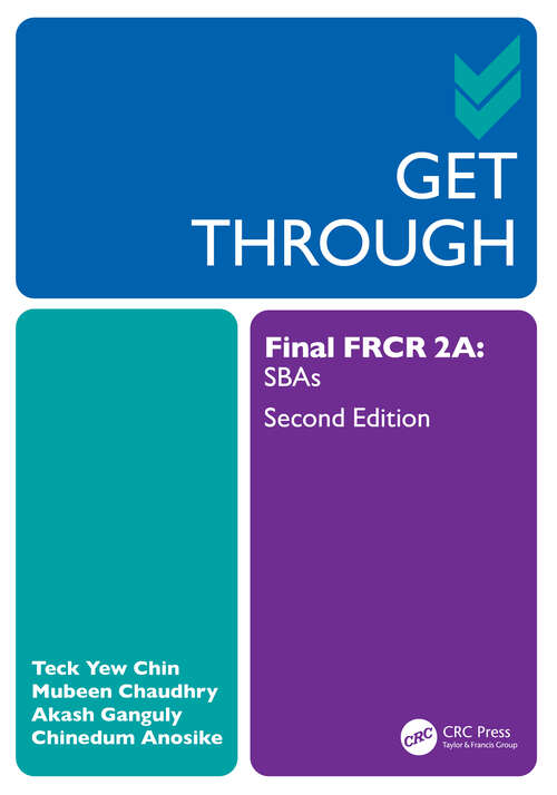 Book cover of Get Through Final FRCR 2A: SBAs (2) (Get Through)