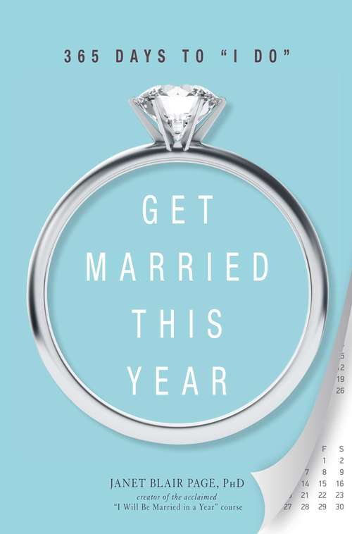 Book cover of Get Married This Year