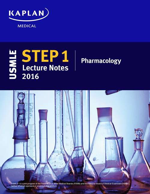 Book cover of USMLE Step 1 Lecture Notes 2016: Pharmacology