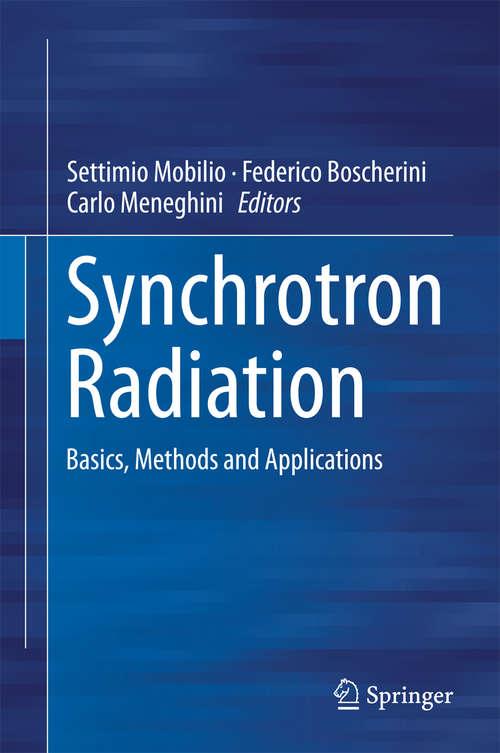 Book cover of Synchrotron Radiation