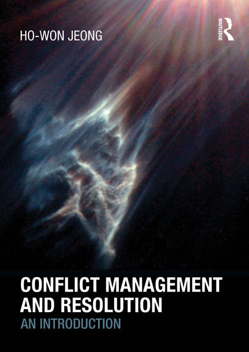 Conflict Management and Resolution: An Introduction