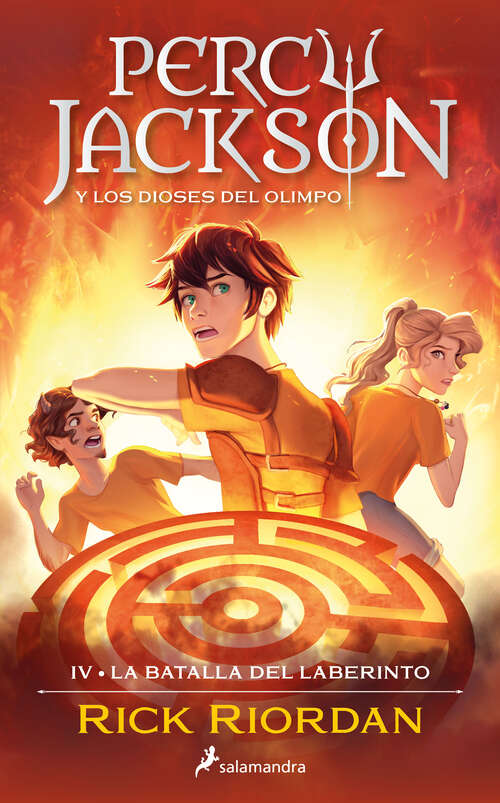Book cover of La batalla del laberinto: . (Percy Jackson y los dioses del Olimpo: Volumen 4)