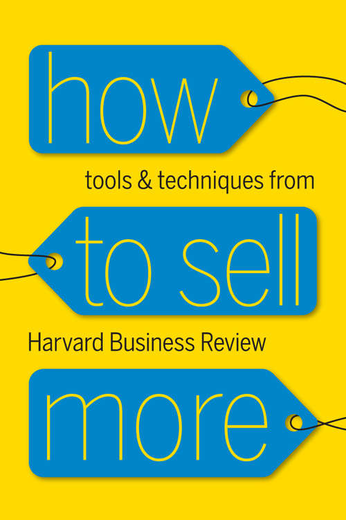 Book cover of How to Sell More