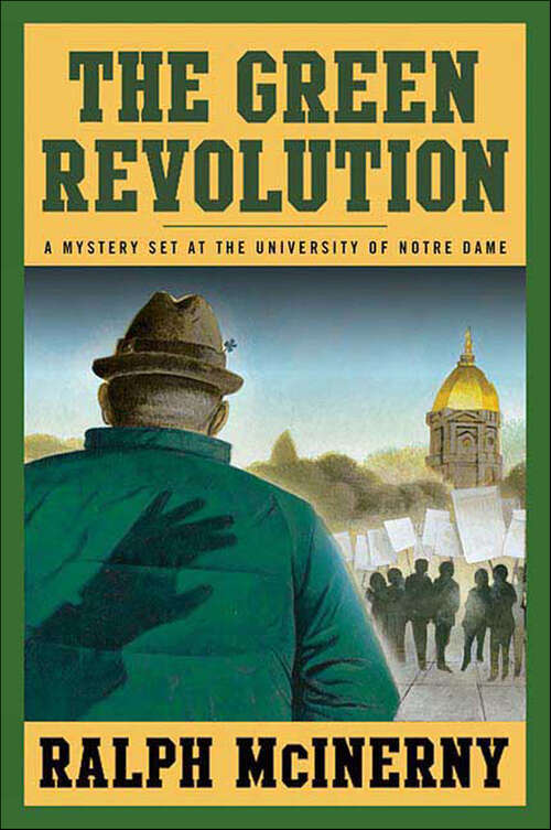 Book cover of The Green Revolution: A Mystery Set at the University of Notre Dame (Roger and Philip Knight Mysteries)