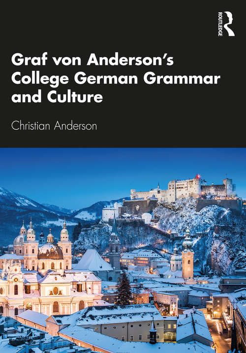 Book cover of Graf von Anderson's College German Grammar and Culture