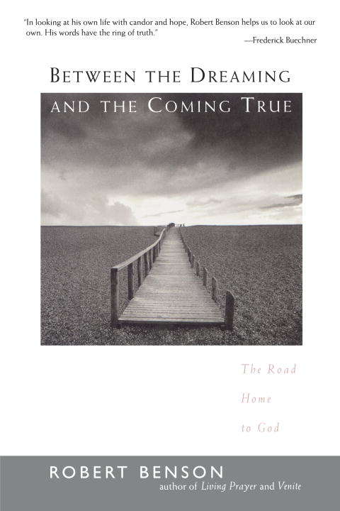 Book cover of Between the dreaming and the coming true: The Road Home to God