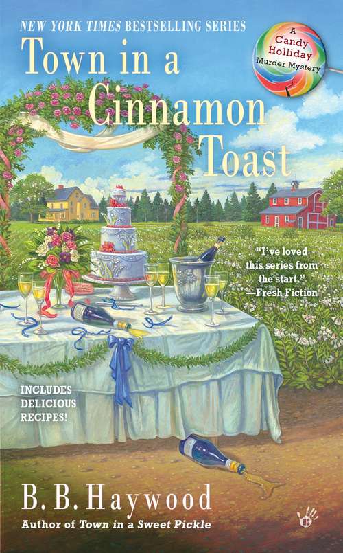 Book cover of Town in a Cinnamon Toast Candy Holliday Mystery #7)