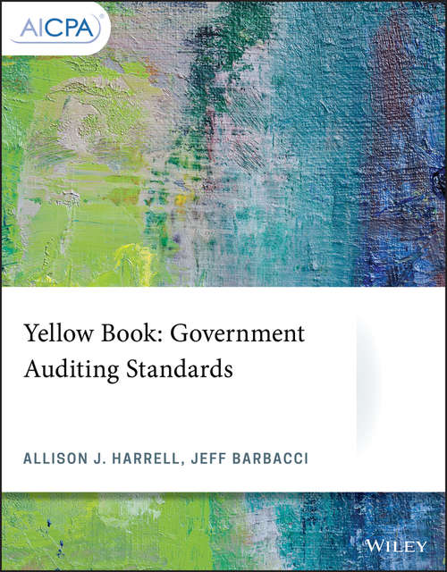 Book cover of Yellow Book: Government Auditing Standards