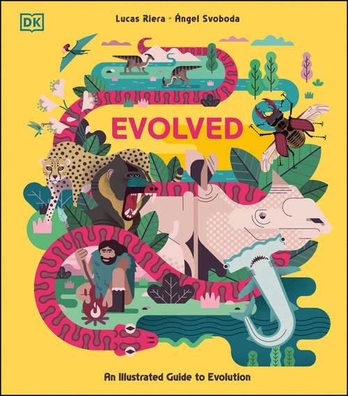 Book cover of Evolved: An Illustrated Guide to Evolution