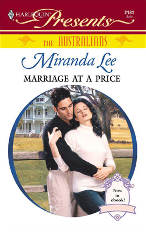 Book cover of Marriage At a Price (The Australians #8)