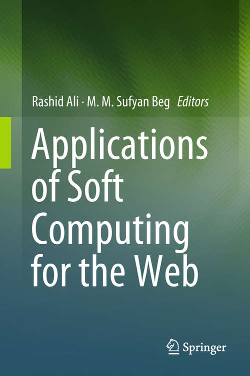 Book cover of Applications of Soft Computing for the Web