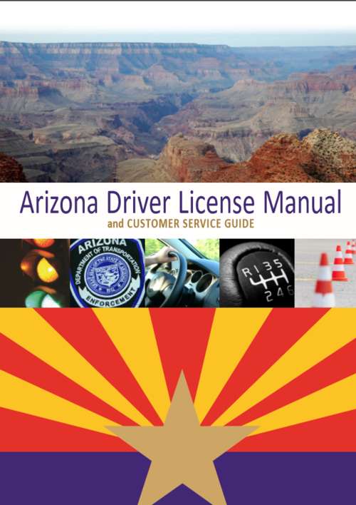 Book cover of Arizona Driver License Manual and Customer Service Guide