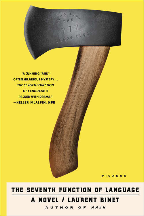Book cover of The Seventh Function of Language: A Novel