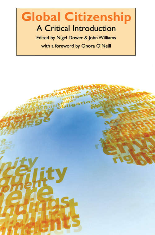 Book cover of Global Citizenship: A Critical Introduction (Edinburgh University Press Ser.)