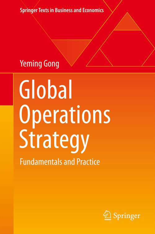 Book cover of Global Operations Strategy: Fundamentals and Practice