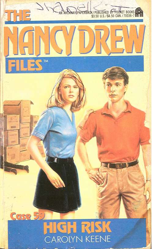 Book cover of High Risk (The Nancy Drew Files #59)