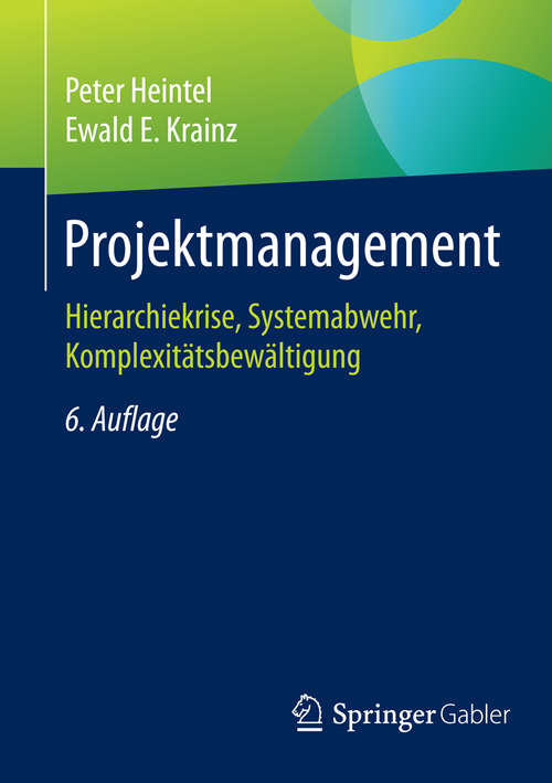 Book cover of Projektmanagement