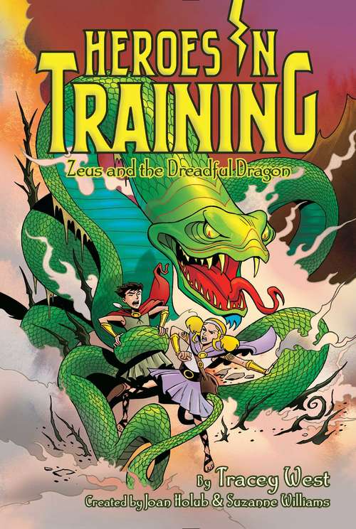 Book cover of Zeus and the Dreadful Dragon (Heroes in Training #15)