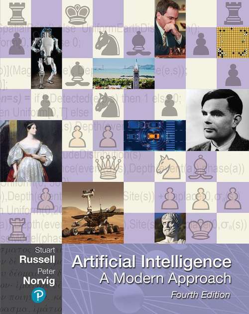 Book cover of Artificial Intelligence: A Modern Approach (Fourth Edition)