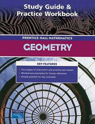 Book cover of Prentice Hall Geometry: Study Guide and Practice Workbook
