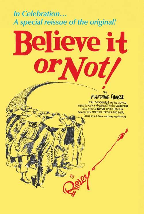 Book cover of Ripley's Believe It or Not!