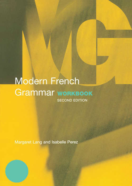 Book cover of Modern French Grammar Workbook