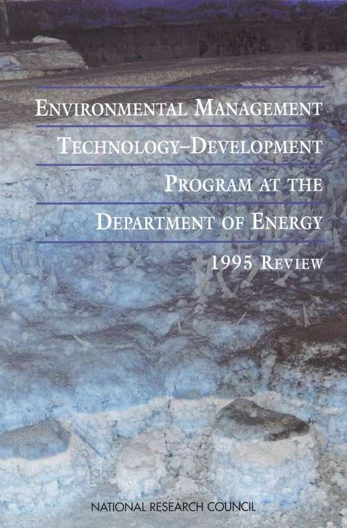 Book cover of Environmental Management Technology-Development Program at the Department of Energy 1995 Review