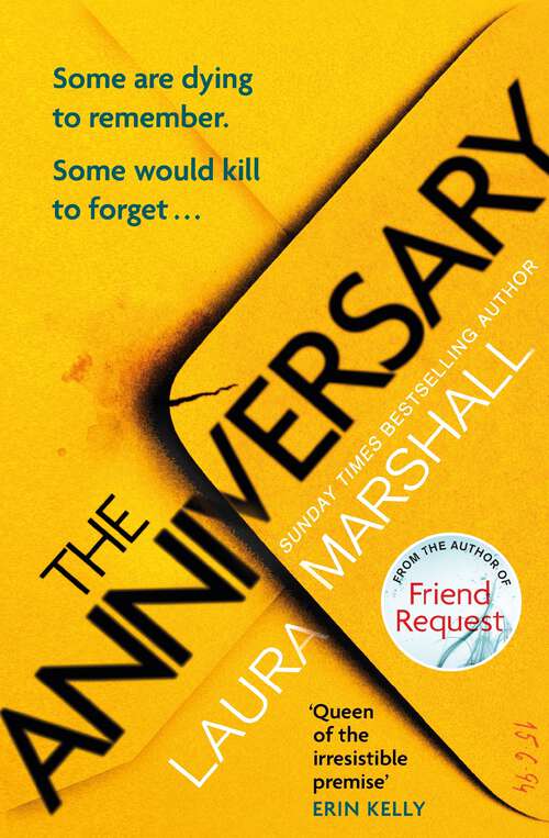 Book cover of The Anniversary: The "supremely gripping" psychological thriller with a "delicious" twist