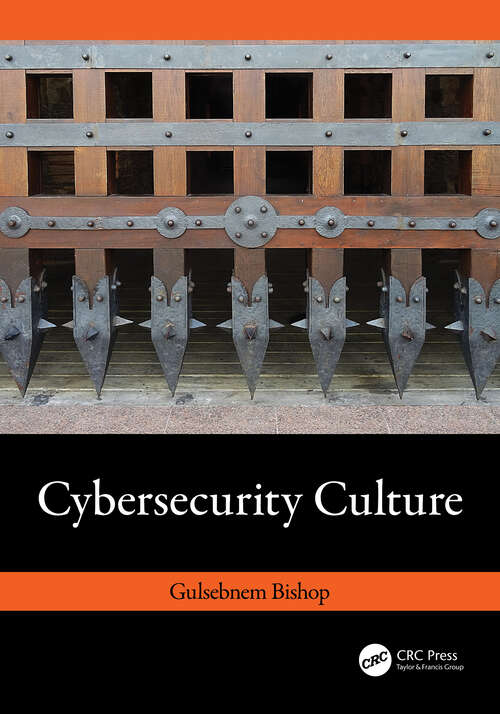 Book cover of Cybersecurity Culture (1)