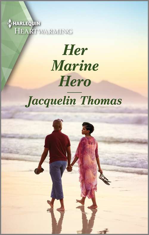Book cover of Her Marine Hero: A Clean and Uplifting Romance (Polk Island #3)