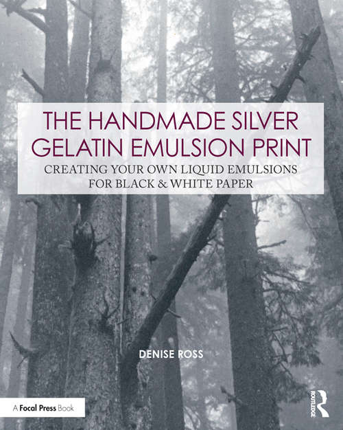 Book cover of The Handmade Silver Gelatin Emulsion Print: Creating Your Own Liquid Emulsions for Black & White Paper (Contemporary Practices in Alternative Process Photography)