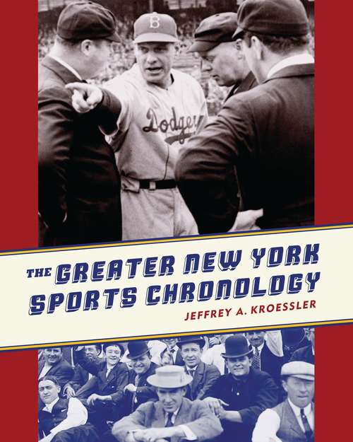 Book cover of The Greater New York Sports Chronology