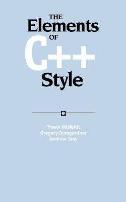 Book cover of The Elements of C++ Style