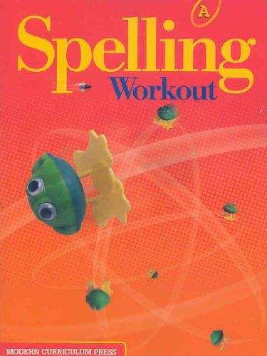 Book cover of Spelling Workout: Level A