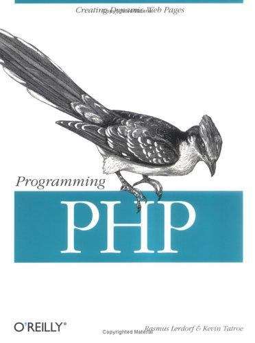 Book cover of Programming PHP