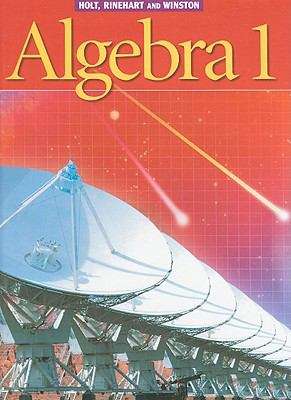 Book cover of Algebra 1