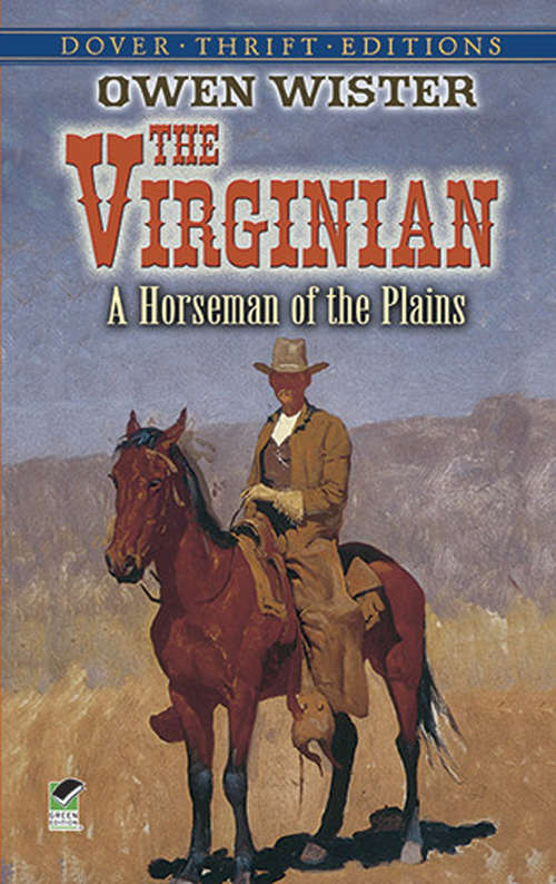 Book cover of The Virginian: A Horseman of the Plains