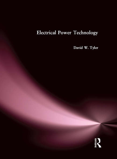 Book cover of Electrical Power Technology