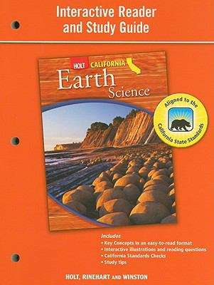 Book cover of Holt Earth Science, Interactive Reader and Study Guide (California Edition)
