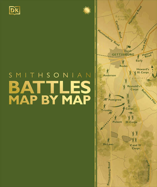 Book cover of Battles Map by Map (DK History Map by Map)