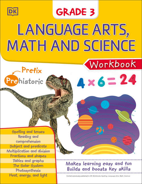Book cover of DK Workbooks: Language Arts Math and Science Grade 3 (DK Workbooks)