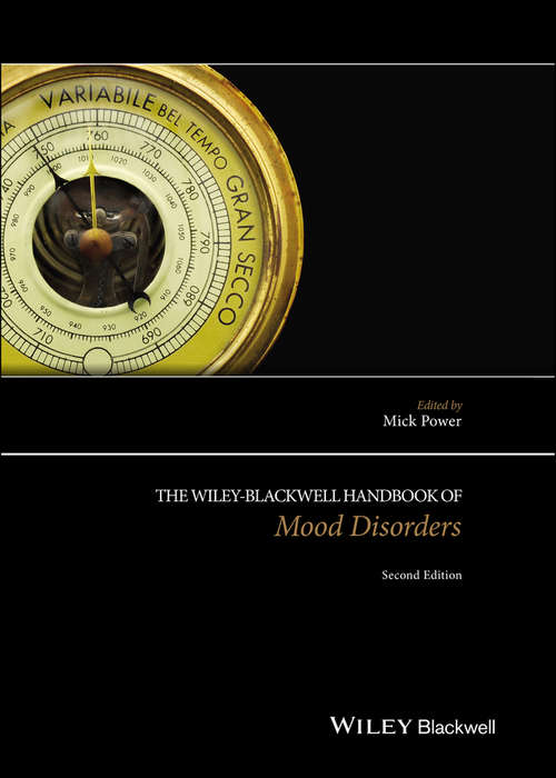 Book cover of The Wiley Blackwell Handbook of Mood Disorders